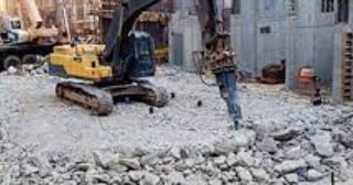 Демонтаж фундамента цена от 1991 руб. | снос старого фундамента заказать в зиме