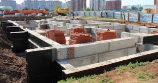 Фундаменты промышленных зданий в зиме цена от 25138 руб. - заказать строительство фундамента промздания под стальные колонны